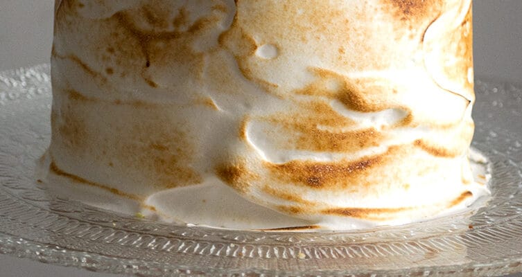 Layer cake citron meringué