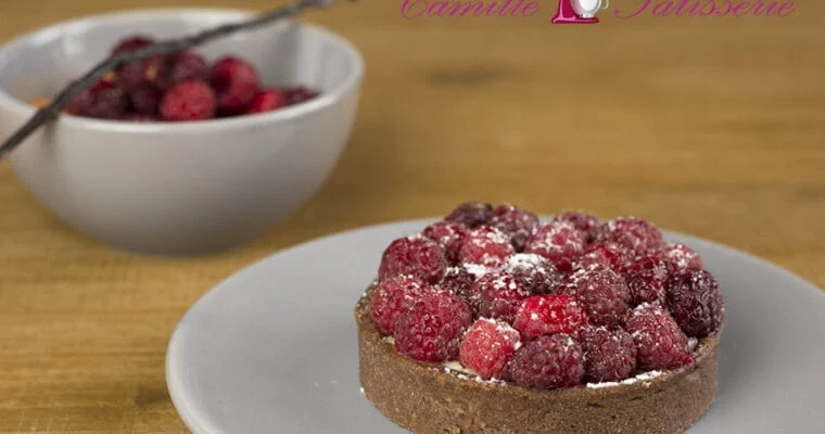 Tartelettes framboise-choco-vanille 4 Tartelettes framboise-choco-vanille
