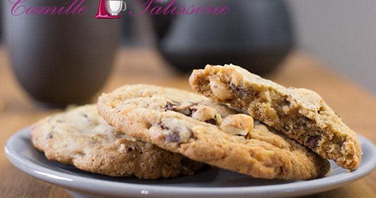 Cookies chocolat noisettes : luttons contre l’automne !