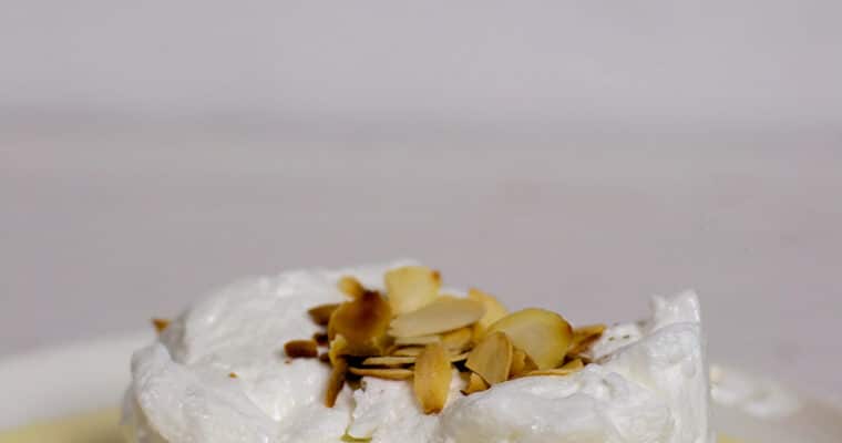 Île flottante au micro ondes