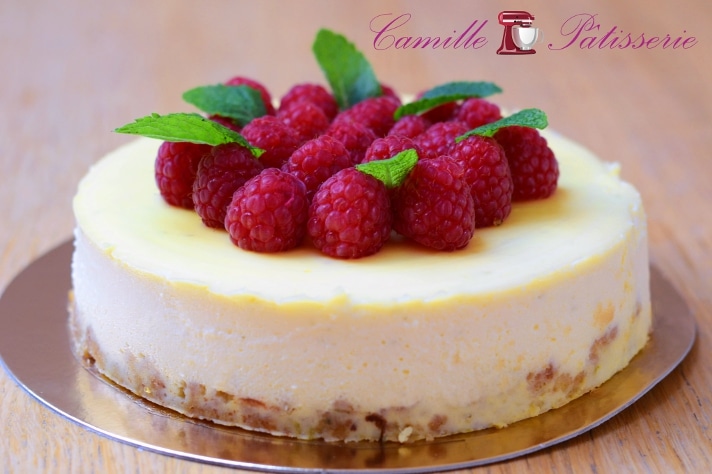 Cheesecake Citron Framboises Camille Patisserie