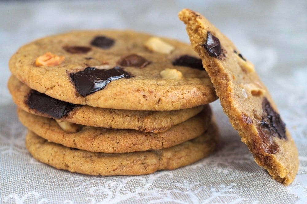 Cookies chocolat, noix de macadamia et galabé 1 Cookies chocolat, noix de macadamia et galabé