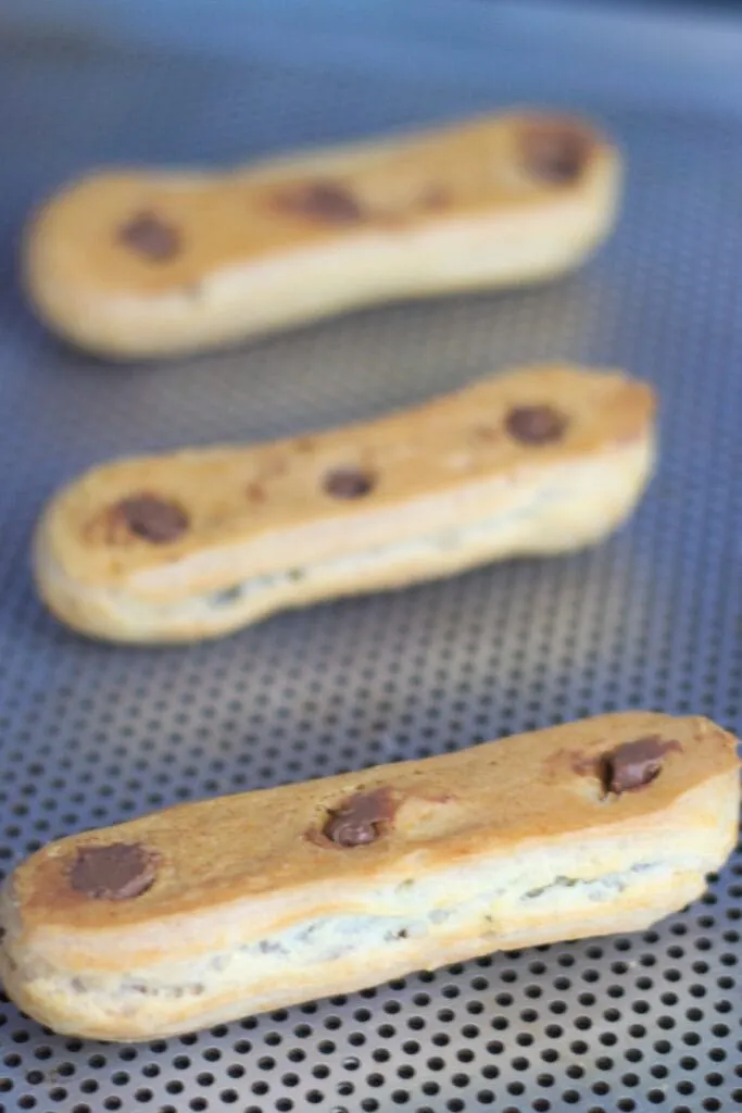 Eclair au chocolat CAP patisserie 4 éclairs au chocolat