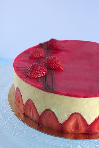 Fraisier Facon Cap Camille Patisserie